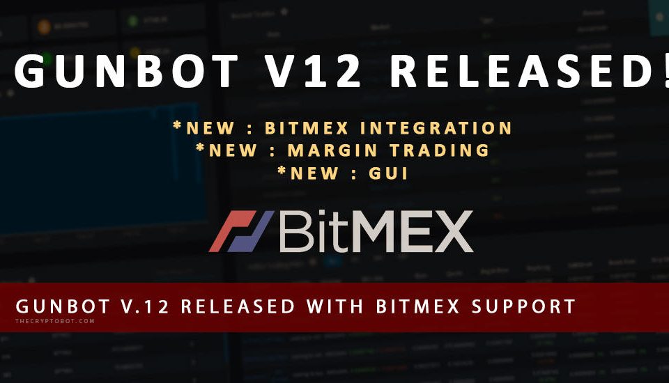 Gunbot v12 relelase Bitmex margin trading bot